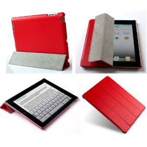 Invision ® Red iPad 2 Smart pouzdro CoverTM